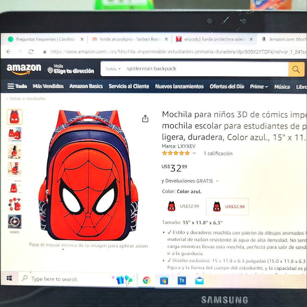 Bag spiderman